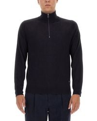Paul Smith - Jersey With Logo Embroidery - Lyst