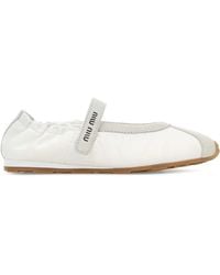 Miu Miu - Ballerine - Lyst