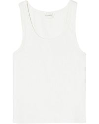Closed - Geribbelde Tanktop - Lyst