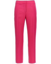 McQueen - Crêpe Cigarette Pants - Lyst