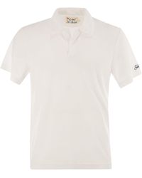 Mc2 Saint Barth - Jeremy Cotton Terry Polo Shirt - Lyst