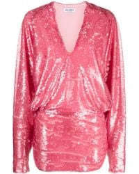 The Attico - Gael Sequined Mini Dress - Lyst