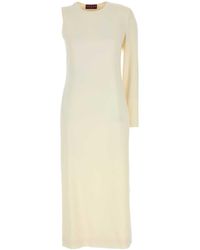 Gucci - Ivory Sable One-Shoulder Dress - Lyst