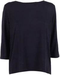 Filatures Du Lion - Col Bateau M3/4 003.Marine - Lyst