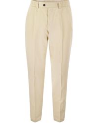 PT Torino - Rebel Cotton And Linen Trousers - Lyst