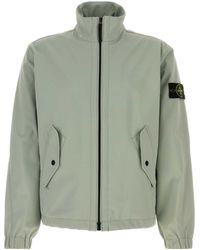 Stone Island - Mock Collar Jacket - Lyst
