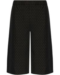 McQueen - Alexander Mc Queen Skull Print Bermuda Shorts - Lyst