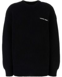 Marine Serre - Cotton Oversize Sweater - Lyst