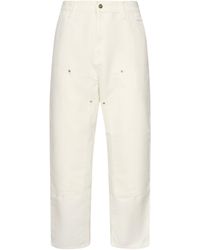 Carhartt - Double Knee Beige Pantalon - Lyst