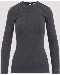 Brunello Cucinelli - L/S Rib T-Shirt - Lyst