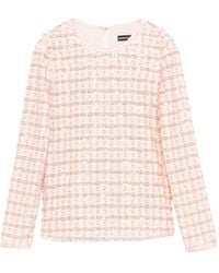 Emporio Armani - Embroidered Top - Lyst