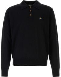 Vivienne Westwood - Wool Mark Polo Shirt - Lyst