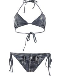 Acne Studios - Gedrucktes Bikini -Set - Lyst