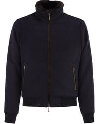 Moorer - Bellati LS9 Bomber à veste en laine et en cachemire - Lyst