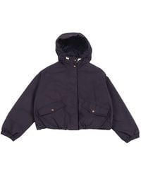 Moncler - Chaqueta De Eucalipto Azul Marino - Lyst
