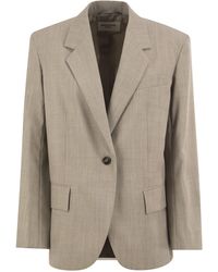 Weekend by Maxmara - Wkdattila Single Breasted Pure Virgin Wool Blazer - Lyst