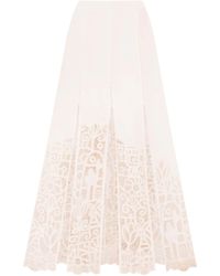 ALÉMAIS - Rosemary Embroidered Skirt - Lyst