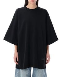 Alexander Wang - Relaxed-Fit T-Shirtsleeves And Round Neckline - Lyst