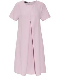Emporio Armani - Techno Flared Jurk - Lyst