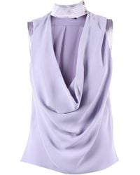 Elisabetta Franchi - Sleeveless Tops - Lyst
