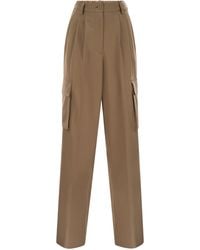 Herno - Soft Wool Cargo Pants - Lyst