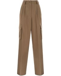 Herno - Soft Wool Cargo Pants - Lyst