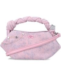 Ganni - Denim Mini Bou Bag - Lyst