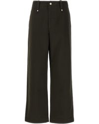 Burberry - Gabardine -broek - Lyst