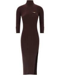 Elisabetta Franchi - Gebreide Jurk - Lyst