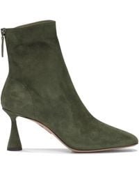 Aquazzura - "Amore 75 Mm" Ankle Boots With Zipper - Lyst