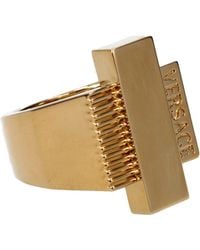 Versace - Rings Men Brass Gold - Lyst