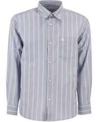 Carhartt - Striped Cotton Shirt - Lyst
