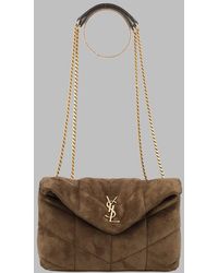 Saint Laurent - Quilted Chain Shoulder Bag - Lyst