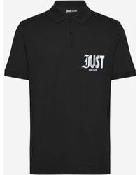 Just Cavalli - Polo Shirt Cotton - Lyst