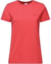 Pinko - Maglietta Bianca Ricamata Ricamata Da - Lyst