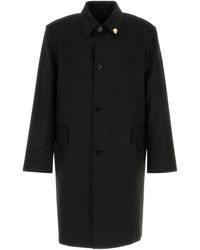 Gucci - Solid Wool Coat - Lyst