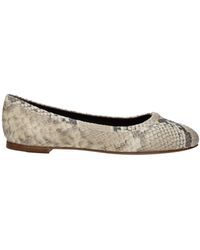 Chloé - Chloè Python Marcie Ballerina Flat - Lyst