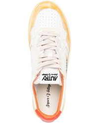 Autry - Sup Vint Low Man Geel/leat - Lyst