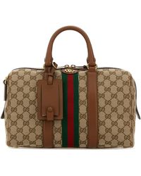 Gucci - Gg Fabric Medium Ophidia Handbag - Lyst