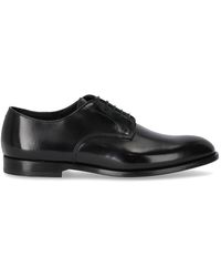 Doucal's - Doucal 's Derby Horse Black Lace Up - Lyst