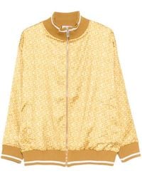 Gcds - Bomber Jacket With Logo Print And Zip Closure - Lyst