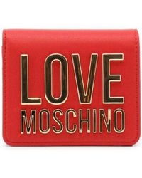 Portefeuille Love Moschino en coloris Neutre Femme Portefeuilles et porte-cartes Portefeuilles et porte-cartes Love Moschino 