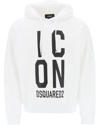 DSquared² - Sweatshirt Wit - Lyst