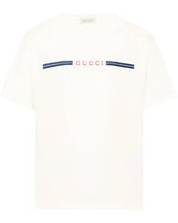 Gucci - J S/S T Shirt Ctn Jersey - Lyst