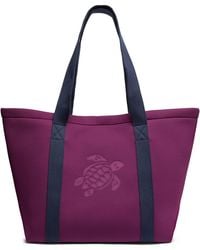 Vilebrequin - Polyester Tote Bag With Embossed Turtle Logo - Lyst