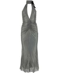 Alessandra Rich - Viscose Dress - Lyst