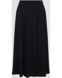 Alberta Ferretti - Georgette Midi Skirt - Lyst
