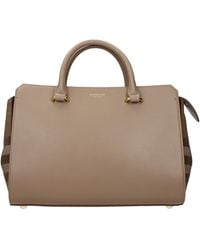 Burberry - Borse A Mano Banwell Donna Pelle/Castagna - Lyst