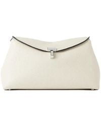 TOTEME - T-Lock Leather Clutch Bag - Lyst