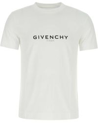 Givenchy - Reversible Logo-print Cotton-jersey T-shirt - Lyst